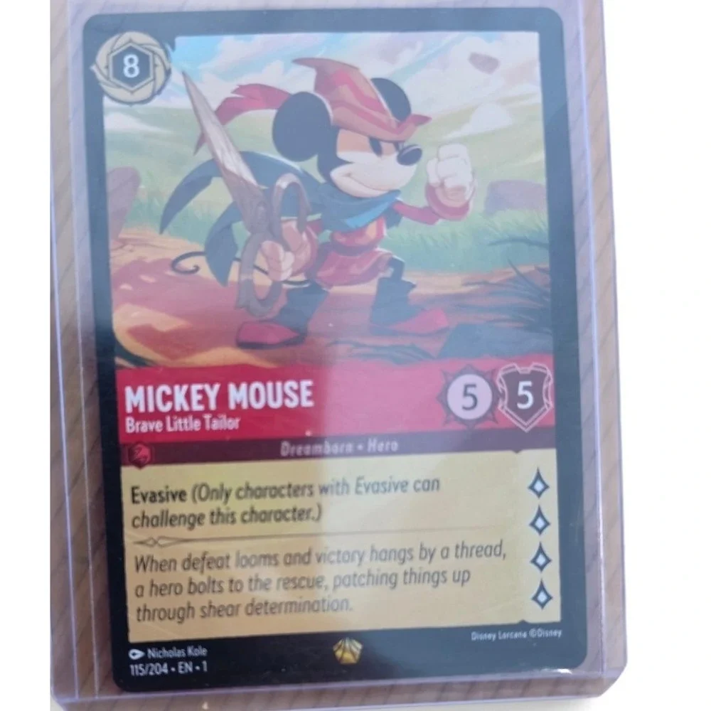 LORCANA MICKEY MOUSE BRAVE LITTLE TAILOR | LEGENDARY FOIL | THE FIRST CHAPTER